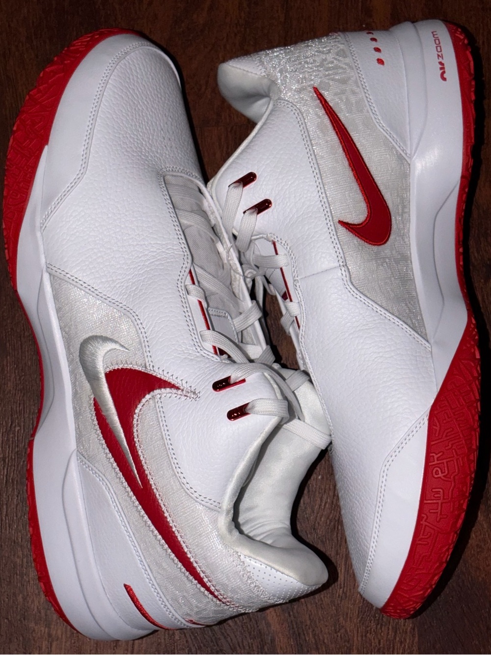 Nike LeBron NXXT Size 17 White Red